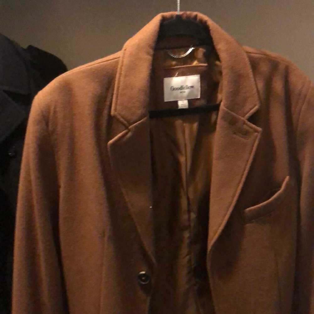 Goodfellow & Co camel overcoat